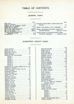 Table of Contents, Champaign County 1913
